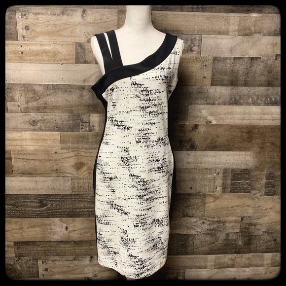 Joseph Ribkoff Dresses & Skirts - Joseph Ribkoff cream/black size 14 bodycon dress